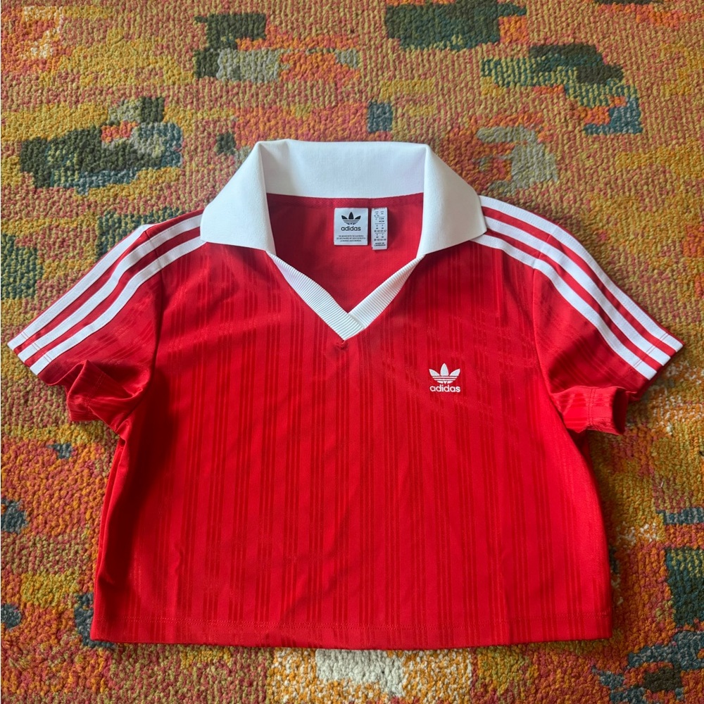 Adidas Women’s cropped jersey shirt